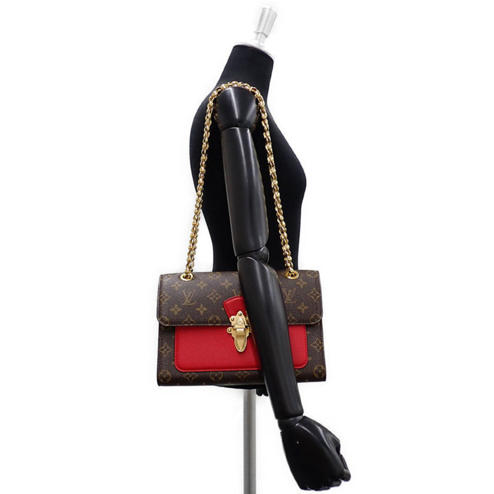Louis Vuitton Monogram Victoire Shoulder Bag Red - Picture 8 of 8
